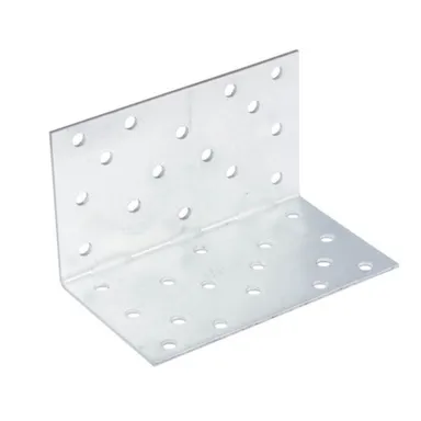 Купить Крепежный уголок равносторонний 60x60x100x2,0мм белый цинк ( 1 шт), Стройбат в интернет-магазине Akvilon.kz