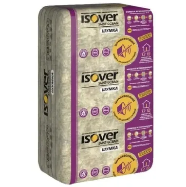 Купить Утеплитель Shumka плита 610x1000x50 мм(х10) (6,1 м2), Isover в интернет-магазине Akvilon.kz