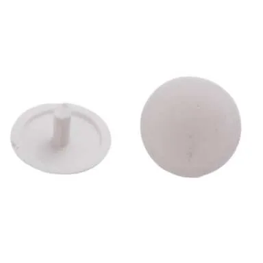 Купить Заглушки на мебельную стяжку 5 мм, белый, 50 шт, Стройбат в интернет-магазине Akvilon.kz