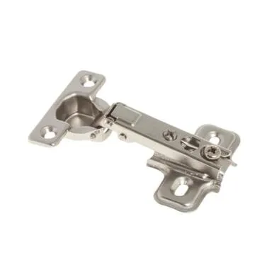 Купить Петля мебельная SLIDE-ON mini накладная 95* с ответной планкой, белый цинк, 2 шт, Стройбат в интернет-магазине Akvilon.kz