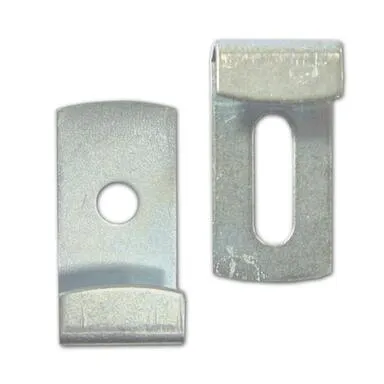 Купить Крепление для зеркала, набор, белый цинк, 1 шт, Стройбат в интернет-магазине Akvilon.kz