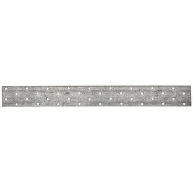 Купить Пластина перфорированная ПС 40x360x2 мм, белый цинк, 1 шт, Стройбат в интернет-магазине Akvilon.kz