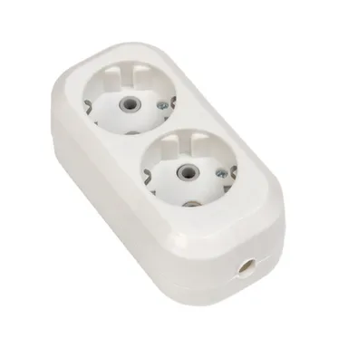 Купить Колодка удлинителя 2-м 16А с заземлением в интернет-магазине Akvilon.kz