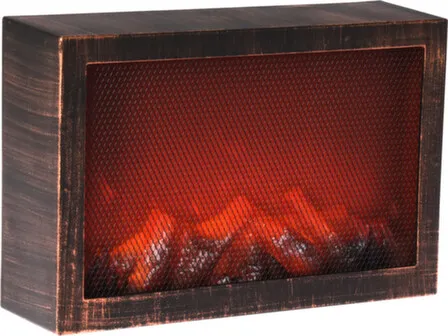 Купить Светильник LED Камин, разм. 30,5x21см, раб. от батареек и адаптора (не в комплекте), Koopman в интернет-магазине Akvilon.kz