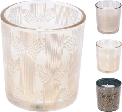 Купить Свеча залитая в стакан, 7x7,5 см, в ассортименте, Koopman в интернет-магазине Akvilon.kz