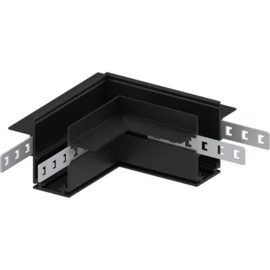 Купить Соединитель угловой для низковольтного встраиваемого шинопровода, черный в интернет-магазине Akvilon.kz