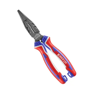 Купить Тонкогубцы 160 мм, +30% силы, тефлоновое покрытие, EMTOP в интернет-магазине Akvilon.kz