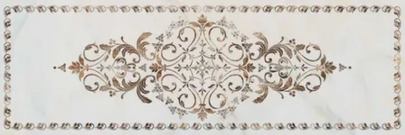 Купить Вставка Греппи, белый, 40x120 см, Кerama Мarazzi в интернет-магазине Akvilon.kz