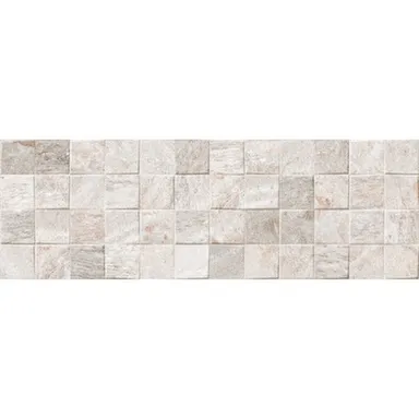 Купить Вставка Пуэрте мозаика серый 20x60 см, Нефрит Керамика в интернет-магазине Akvilon.kz