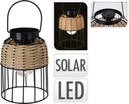 Купить Лампа солярная LED Фонарь, 14,5x20 см, Koopman в интернет-магазине Akvilon.kz