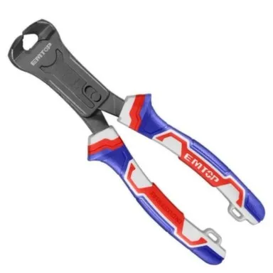 Купить Кусачки торцевые усиленные, 215 мм, +65% силы, тефлоновое покрытие, EMTOP в интернет-магазине Akvilon.kz