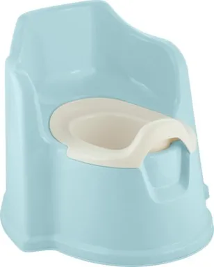 Купить Горшок детский с высокой спинкой Protect Me голубое облачко, Plast Team в интернет-магазине Akvilon.kz