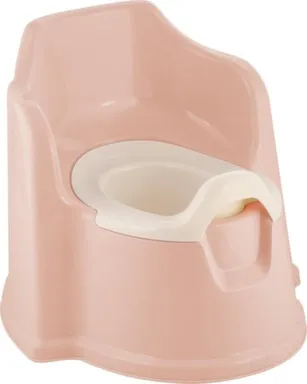 Купить Горшок детский с высокой спинкой Protect Me розовый зефир, Plast Team в интернет-магазине Akvilon.kz