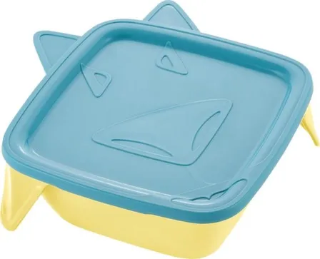 Купить Детская тарелка Play with Me Wolfie с мягкой крышкой 450 мл, Plast Team в интернет-магазине Akvilon.kz