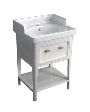 Купить Тумба напольная Provence, белый, с умывальником Pompei 60 см, KERAMA MARAZZI в интернет-магазине Akvilon.kz