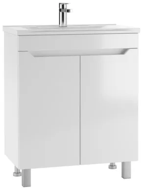 Купить Тумба Optima без ящика, глянец, с умывальником Elen 65 см/Milen 65, ДОМИНО в интернет-магазине Akvilon.kz Купить Тумба Optima без ящика, глянец, с умывальником Elen 65 см/Milen 65, ДОМИНО в интернет-магазине Akvilon.kz