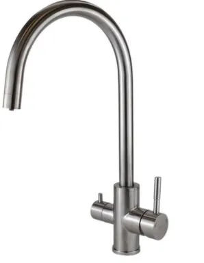 Купить Смеситель для кухни К 22, подключение к фильтру, матовый никель, Esko в интернет-магазине Akvilon.kz