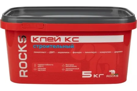 Купить Клей строительный, 5 кг, Rocks в интернет-магазине Akvilon.kz