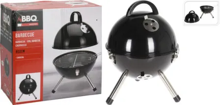 Купить Гриль садовый круглый, с решёткой и крышкой, диаметр 31 см, Koopman в интернет-магазине Akvilon.kz