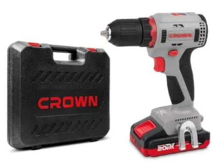 Купить Аккумуляторный шуруповерт 20 В, 35/55 Н/м, Crown в интернет-магазине Akvilon.kz