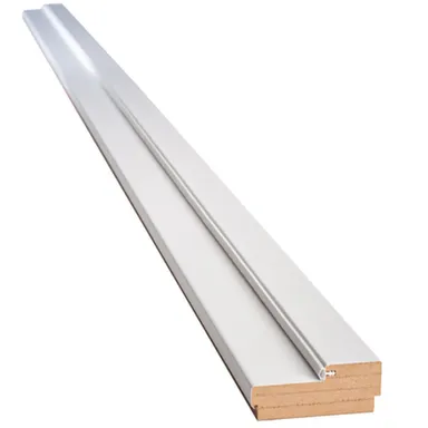 Купить Дверной короб МДФ бел.матовый -ПВХ DeLuxe (2050x80x32 мм) в интернет-магазине Akvilon.kz