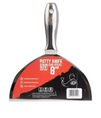 Купить Шпатель цельнометаллический из нержавеющей стали, 200 мм, Olejnik в интернет-магазине Akvilon.kz