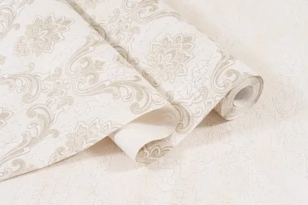 Купить Обои виниловые на флизелиновой основе Ромона, мотив, бежевый, 1,06x10 м, Артекс в интернет-магазине Akvilon.kz