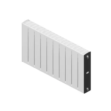 Купить Радиатор биметаллический 350x80 мм 10 секций Rifar Supremo RAL 9016/цвет Антрацит в интернет-магазине Akvilon.kz