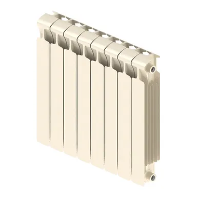 Купить Радиатор биметаллический 500x80 мм 8 секций Rifar Monolit цвет Айвори в интернет-магазине Akvilon.kz