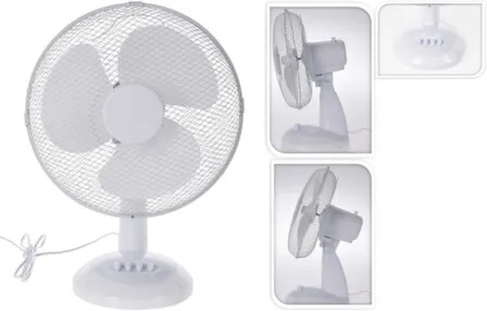 Купить Вентилятор настольный, диам. 34 см, 3 режима скорости, работает на напряжении 220-240 В., Koopman в интернет-магазине Akvilon.kz
