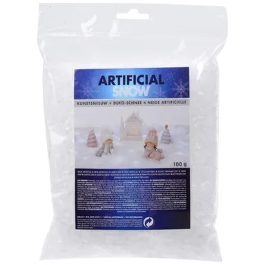 Купить Снег искусственный, в пакете, 100гр, Koopman в интернет-магазине Akvilon.kz