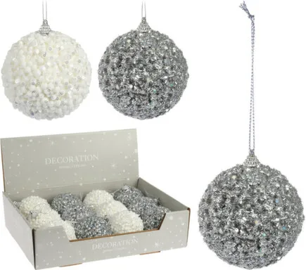 Купить Ёлочное украшение Шар диам. 8см, в асс, Koopman в интернет-магазине Akvilon.kz