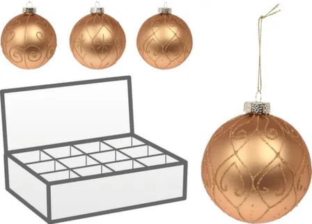 Купить Ёлочное украшение Шар диам. 10см, в асс, Koopman в интернет-магазине Akvilon.kz