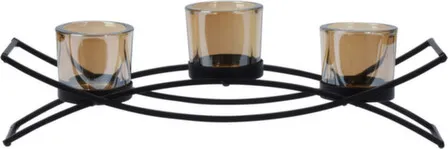 Купить Подсвечник для 3-х свечей, размер 36x8,5x11 см, Koopman в интернет-магазине Akvilon.kz