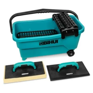 Купить Ведро для плиточника с роликами (кювета) 19л, TWS19, BIHUI в интернет-магазине Akvilon.kz