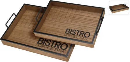 Купить Подносы, 2 шт, 36x25x7,5 см и 41,5x30x8 см, Koopman в интернет-магазине Akvilon.kz