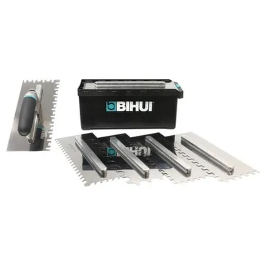 Купить Набор из 6 зубчатых строительных шпателей, PTSJG8, BIHUI в интернет-магазине Akvilon.kz