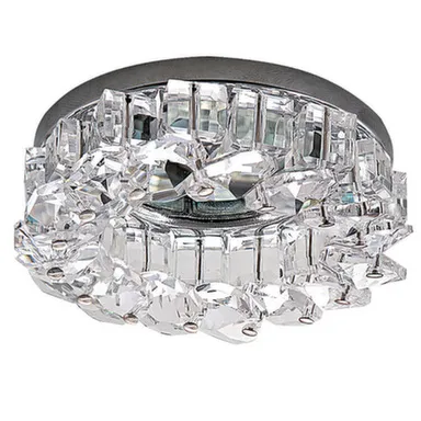 Купить Светильник Gu4/GU10 встраиваемый ROCCO SM хром/прозрачный Lightstar в интернет-магазине Akvilon.kz