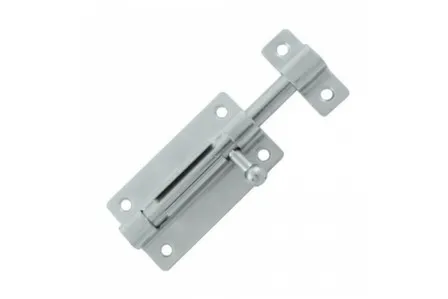 Купить Задвижка накладная ЗД-9, 120x65 мм, круглый ригель D14 мм, L150 мм, цинк, 1 шт, Tech-Krep в интернет-магазине Akvilon.kz