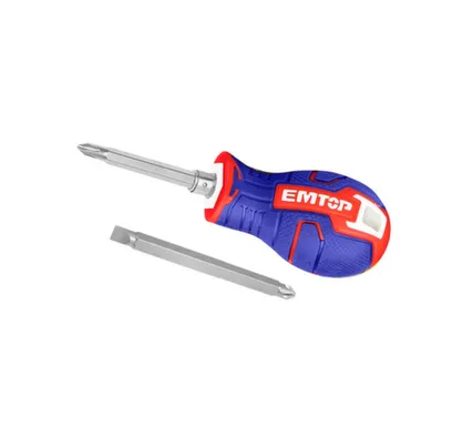 Купить Отвёрткa двухсторонняя 2 в 1, 75 мм, EMTOP в интернет-магазине Akvilon.kz
