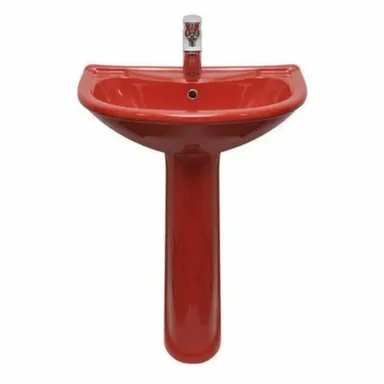Купить Умывальник на пьедестале Престиж красный 65 см, Оскольская Керамика в интернет-магазине Akvilon.kz