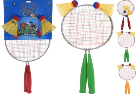 Купить Инвентарь для игры в бадминтон, ракетка - 2 шт, волан - 2 шт, в ассортименте, Koopman в интернет-магазине Akvilon.kz