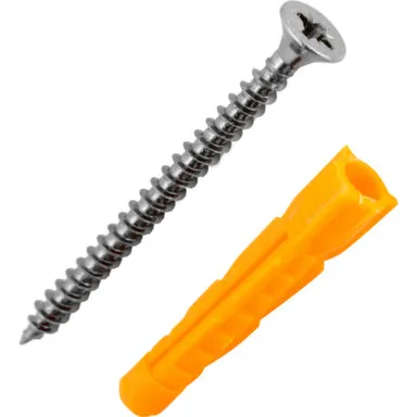 Купить Дюбель универсальный 6x52 с самор.4x70 (8 шт), Стройбат в интернет-магазине Akvilon.kz