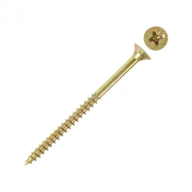 Купить Саморезы универсальные 6x140 (желтый цинк 2 шт), Стройбат в интернет-магазине Akvilon.kz