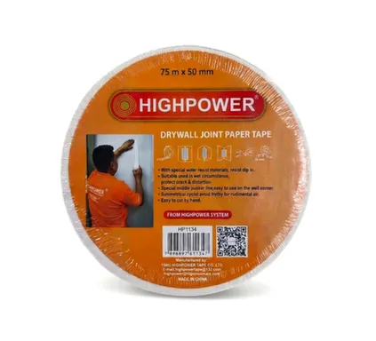 Бумажная лента для швов гипсокартона 50 мм × 75 м в интернет-магазине Akvilon.kz