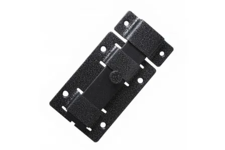 Купить Задвижка накладная ЗЩ-029, 106x66 мм, плоский ригель L146 мм, черный, 1 шт, Tech-Krep в интернет-магазине Akvilon.kz