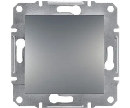 Купить Сталь выключатель перекрестный1 - клав. 10А Asfora в интернет-магазине Akvilon.kz