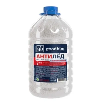 Купить Антигололёдный реагент 500G с мраморной крошкой до -30С, сухой, ПЭТ, 5,5 кг, Goodhim в интернет-магазине Akvilon.kz