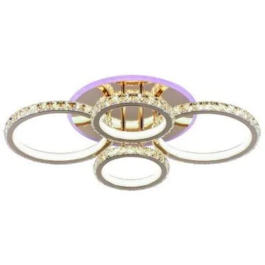 Купить Люстра светодиодная Галактика 140 Вт ф580x400x120 золото в интернет-магазине Akvilon.kz