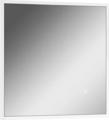 Купить Зеркало Graffo белый глянец с подсветкой 60 см, ДОМИНО в интернет-магазине Akvilon.kz